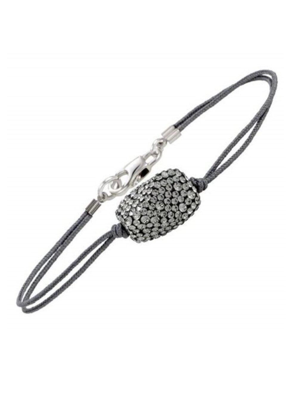 Swarovski ATELIER UN Womens Power Bracelet Gray & BDIA Crystal RARE LE DISC